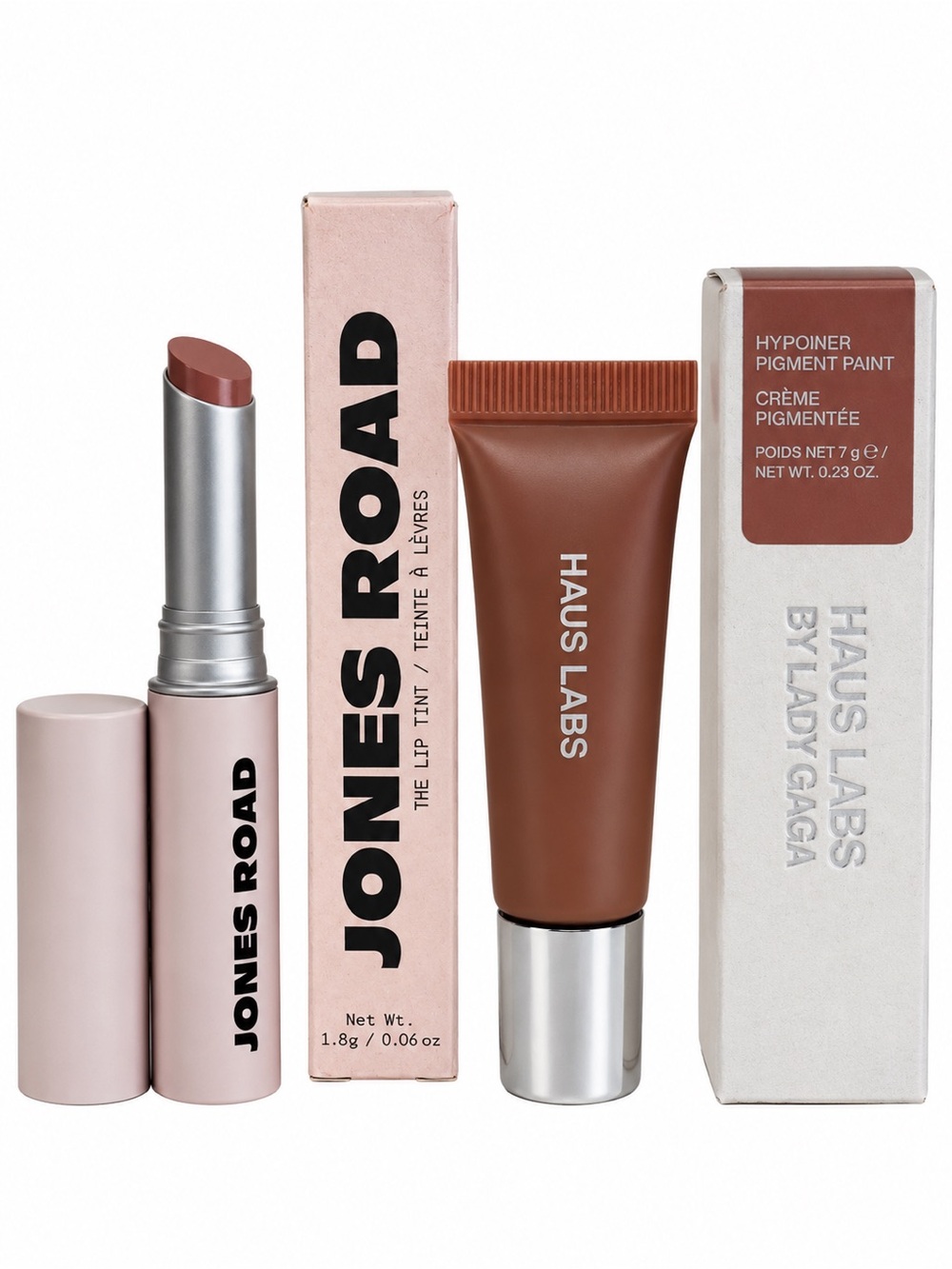 NIB Makeup Bundle: Jones Road Lip Tint + Haus Labs Pigment Paint